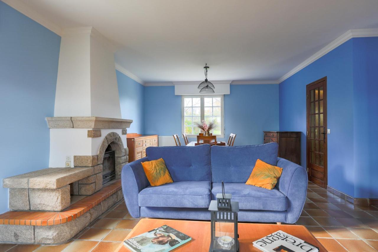 Villa Les Camelias Locquirec Esterno foto